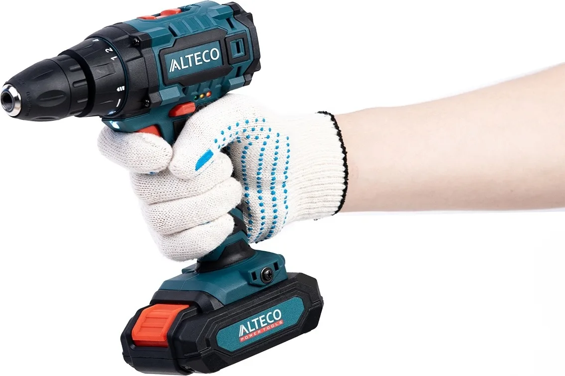 Дрель-шуруповёрт аккумуляторная Alteco CD 2110 X2
