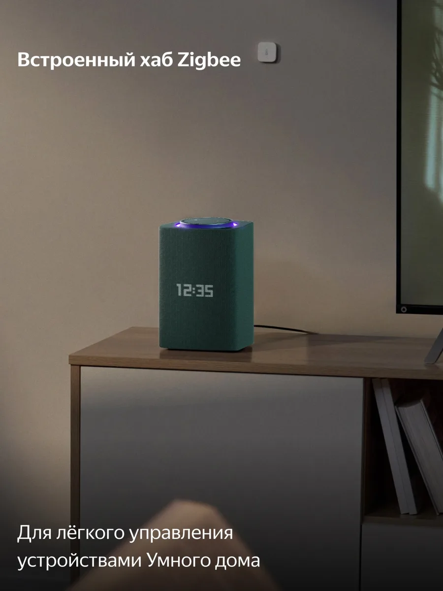 Умная колонка Yandex Макс Zigbee YNDX-00053Z Зеленый