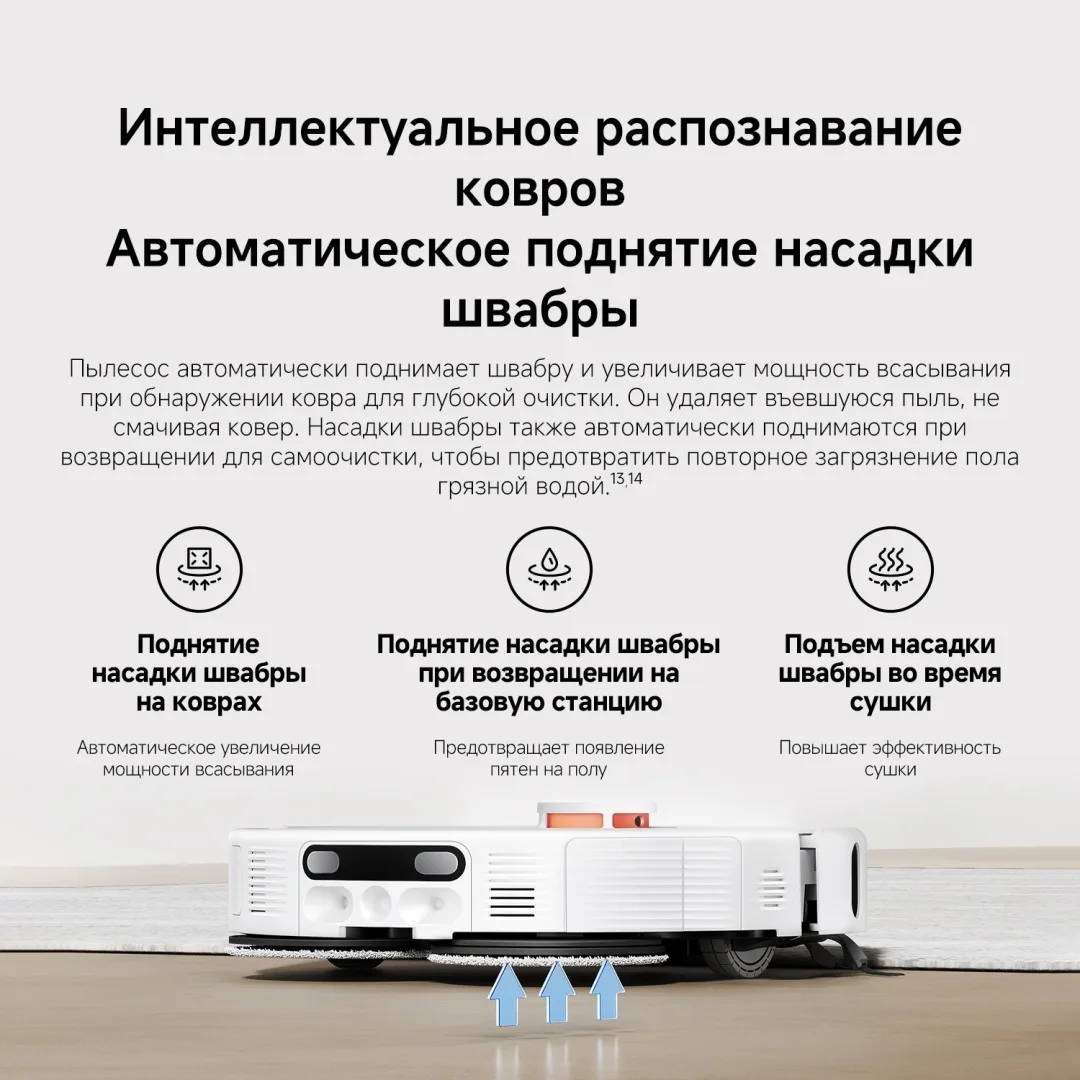 Робот-пылесос Xiaomi H50 Pro Белый