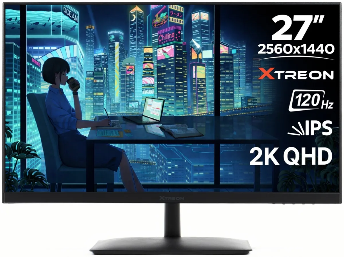 Монитор XTREON XT27U1 27" QHD (120Hz) Черный