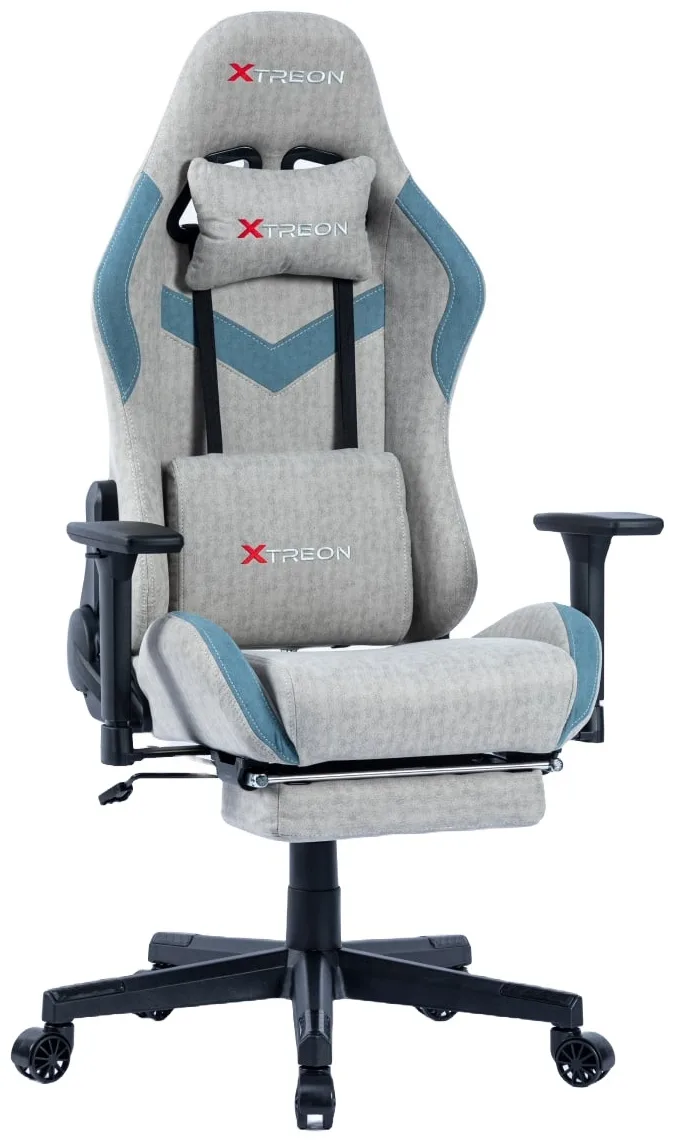 Игровое компьютерное кресло XTREON GC-6668 Серый-синий