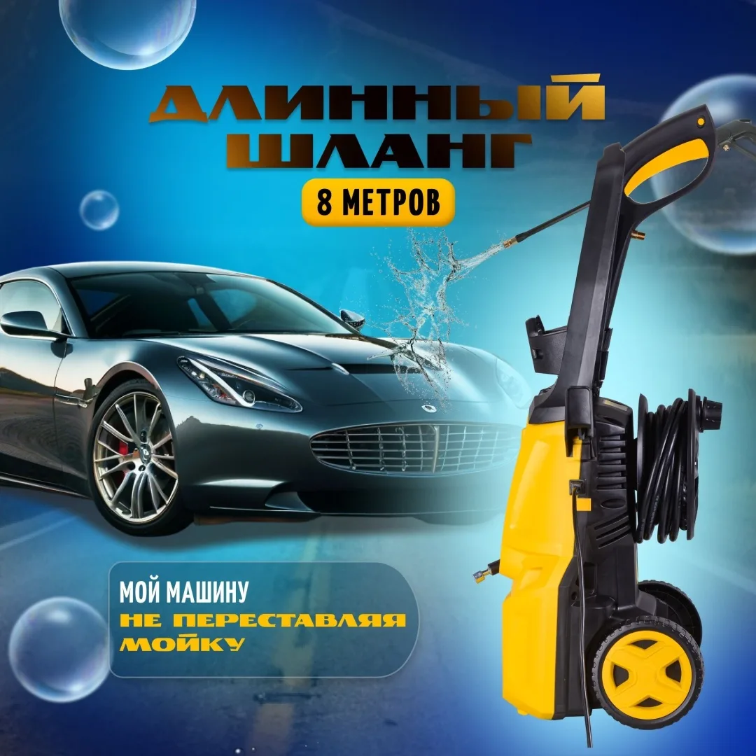 Мойка высокого давления Huter M195 W-PRO