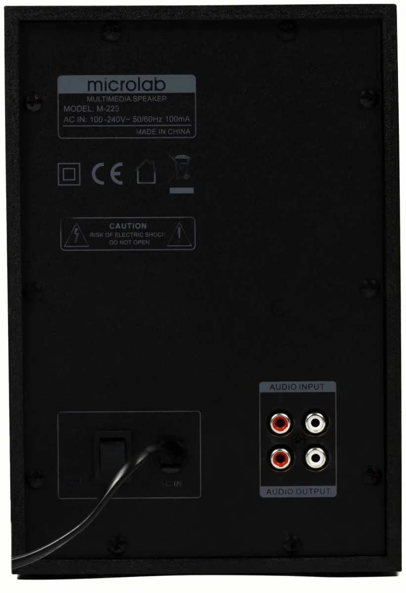 Колонки компьютерные Microlab M-223 Черный