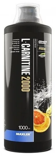 Аминокислота Maxler L-Carnitine 2000 Citrus 1000мл (7817)