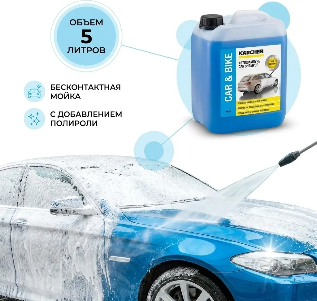 Автомобильный шампунь Karcher RM 619 (5 л)