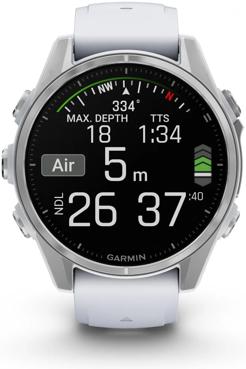 Смарт-часы Garmin Fenix 8 43 мм белый (02903-00)