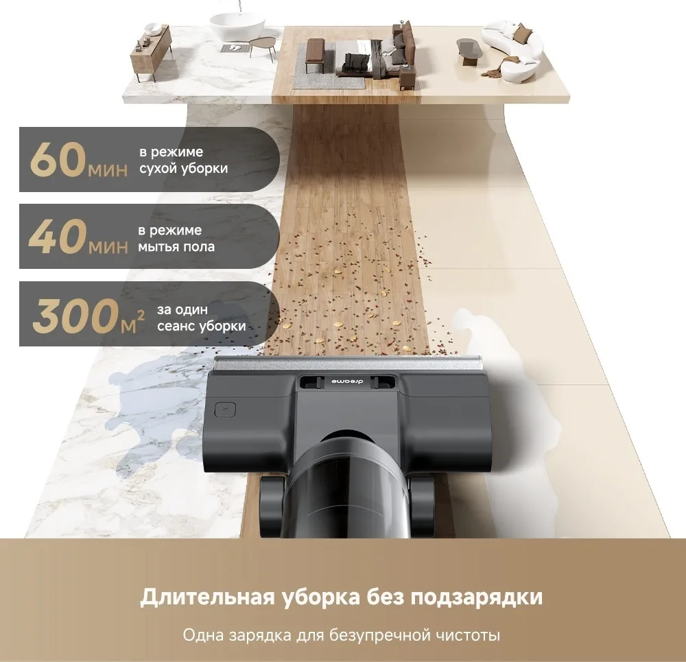 Беспроводной ручной пылесос Dreame H13 Pro Plus Mix Черный