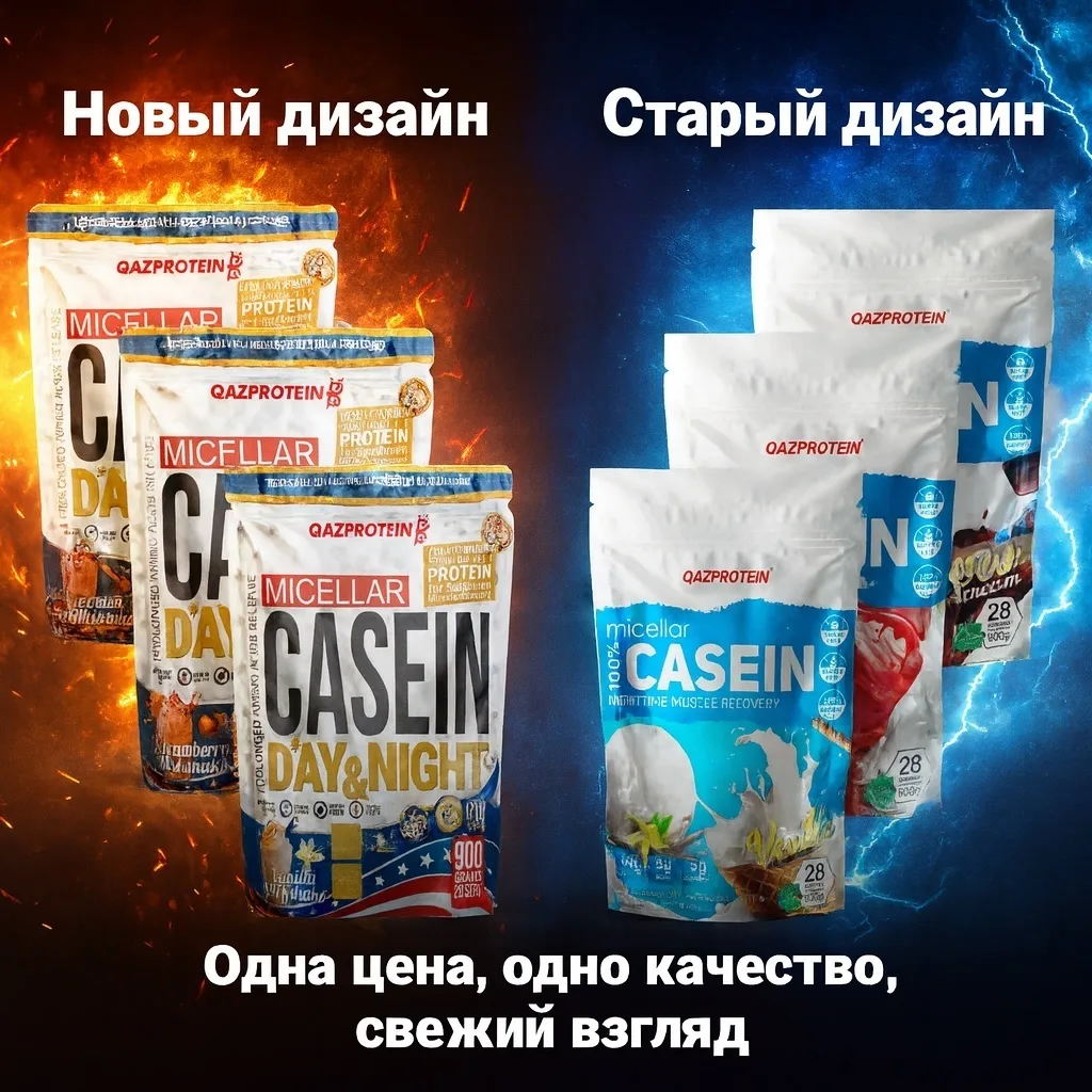 Протеин Qazprotein Micellar Casein 900г Шоколад (5062)