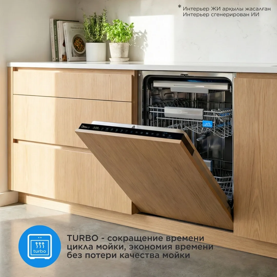 Посудомоечная машина Midea MDWB-4529TQ стальной