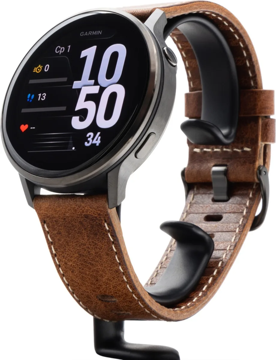 Смарт-часы Garmin VENU 4 45 мм черный-коричневый (03014-03)