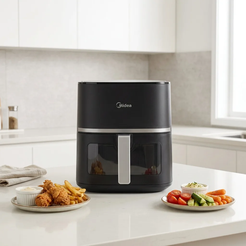 Аэрогриль Midea MF-CY55M (B) 5 л черный
