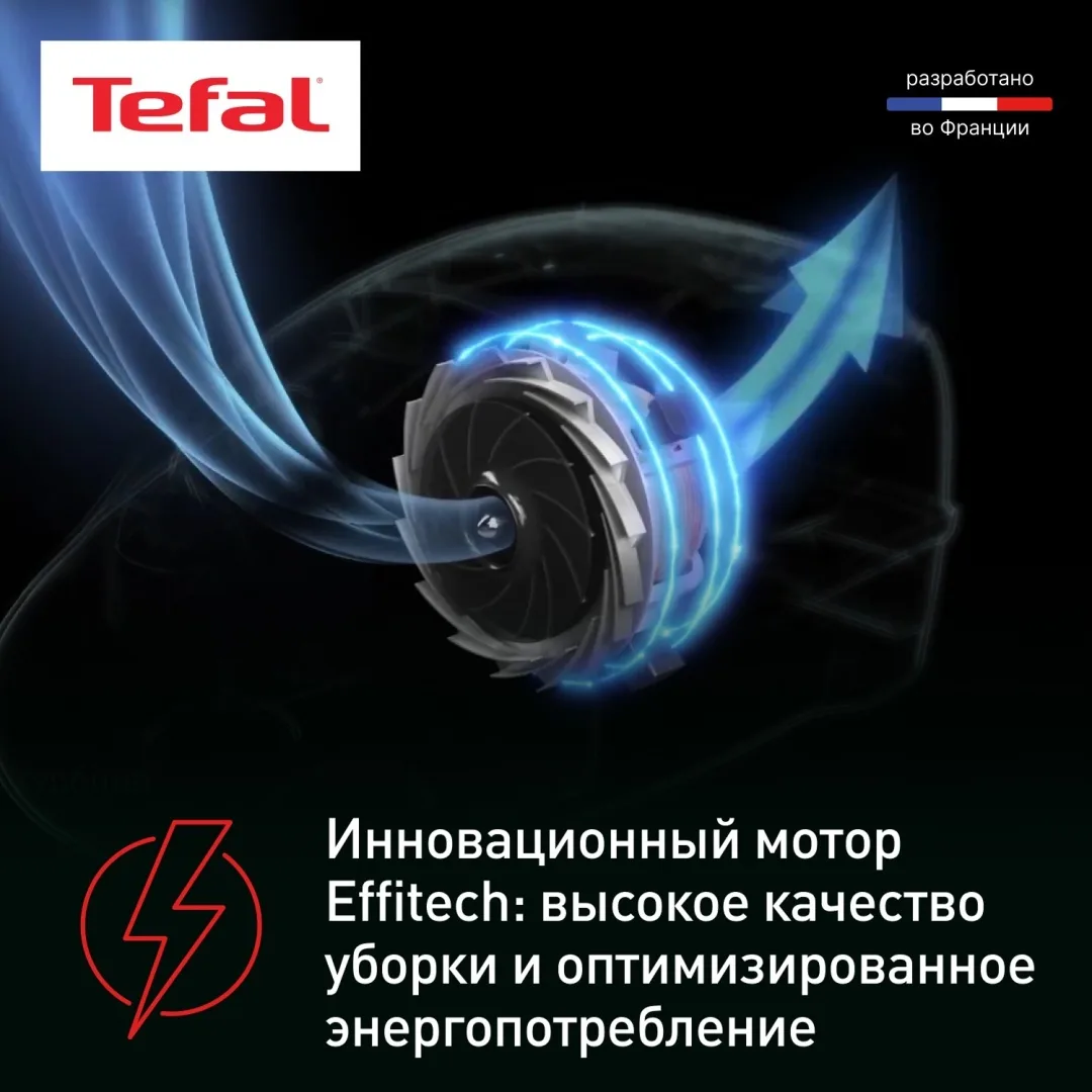 Проводной пылесос Tefal TW3786RA Черный