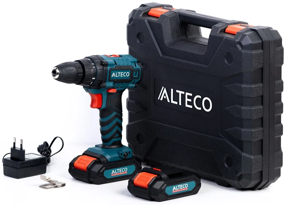 Дрель-шуруповёрт аккумуляторная Alteco CD 2110 X2