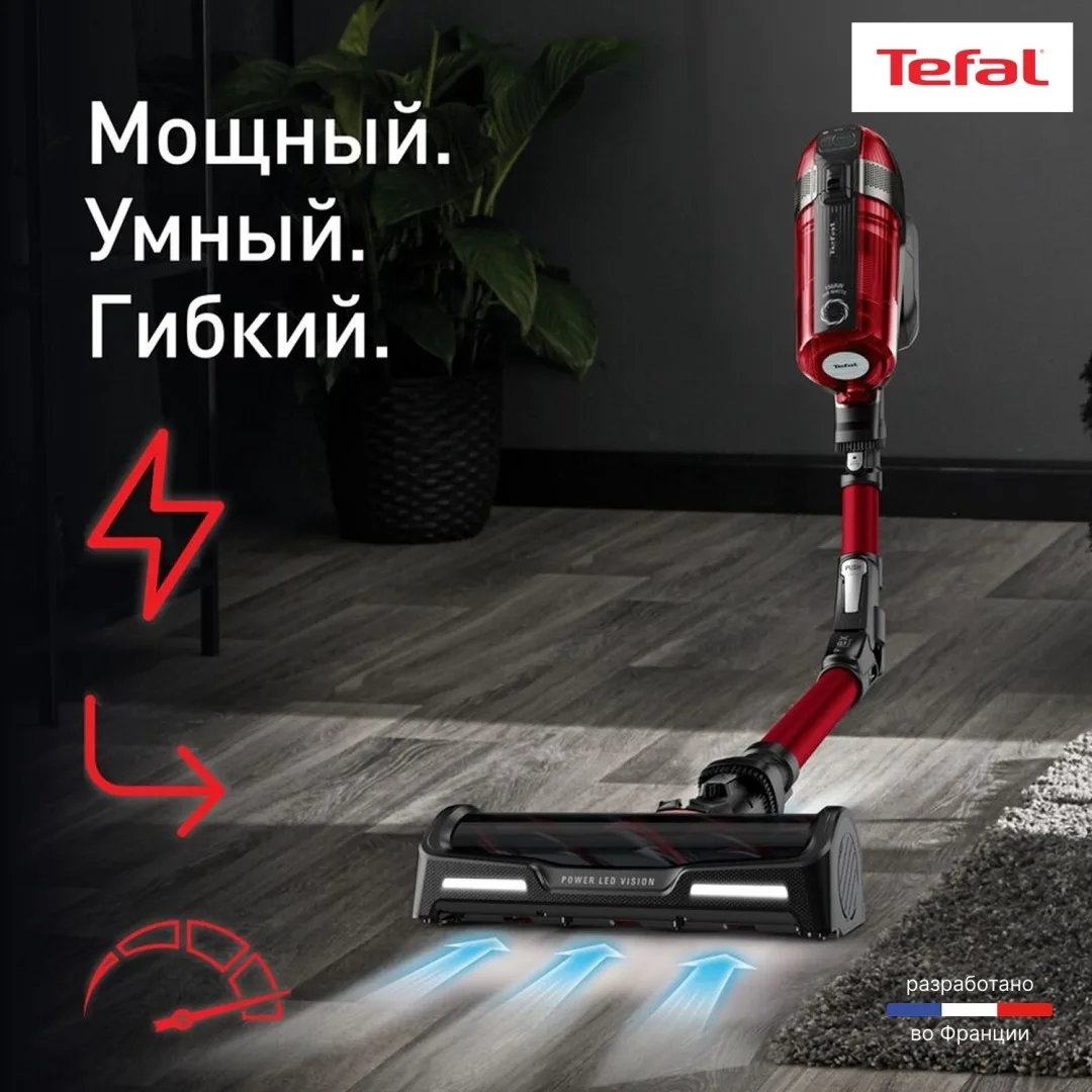 Беспроводной ручной пылесос Tefal TY98A9WO Красный