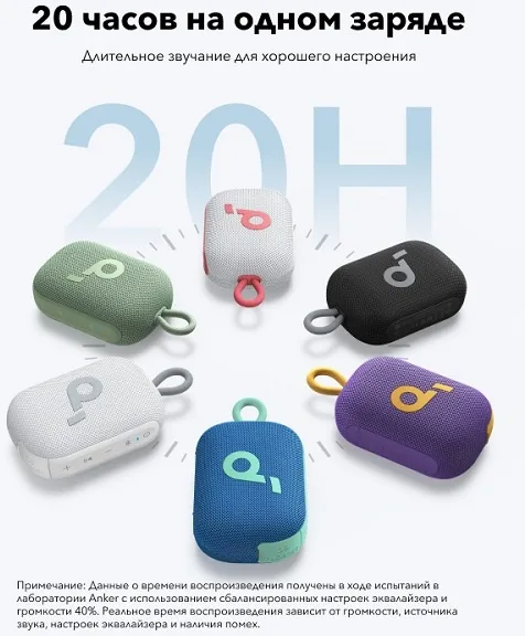 Портативная колонка soundcore Select 4 Go Blue
