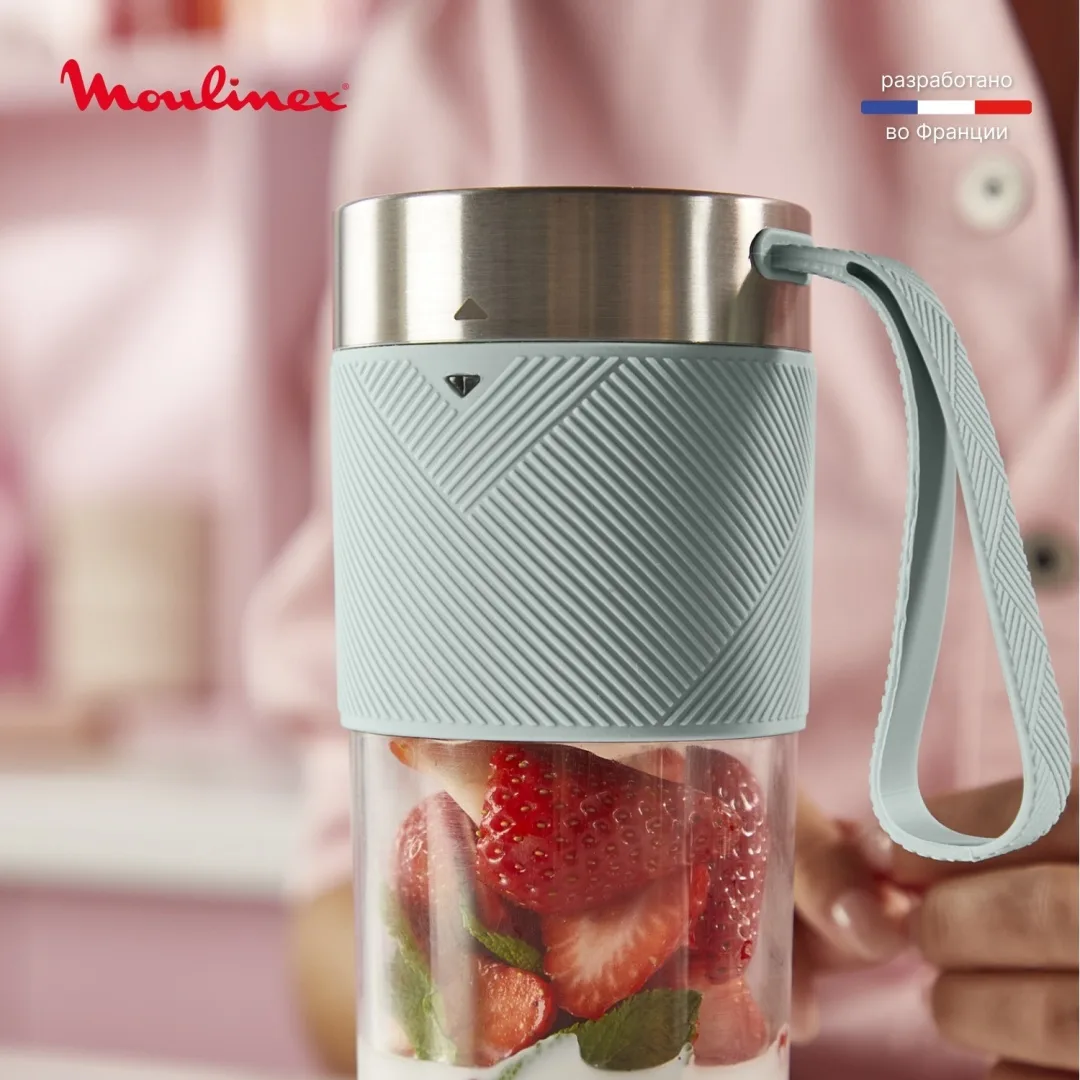 Блендер портативный Moulinex Lightmix LM1C0410 Зеленый