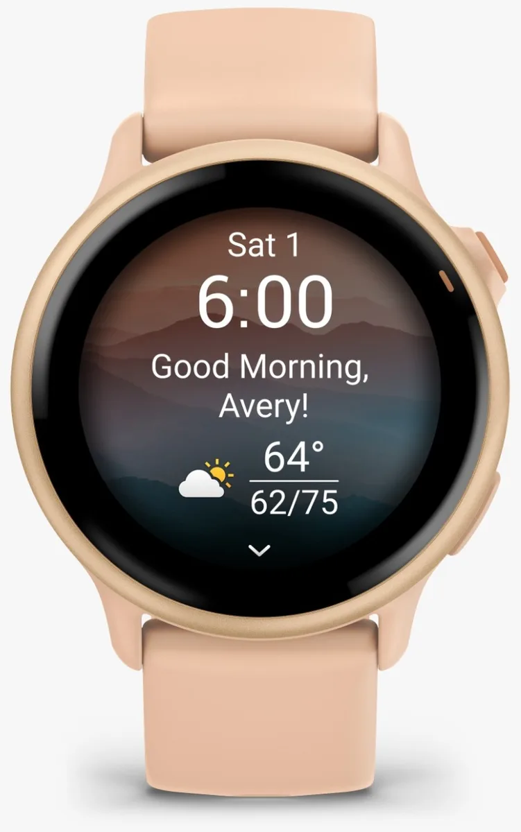 Смарт-часы Garmin Vivoactive 6 42 мм розовый (02985-03)