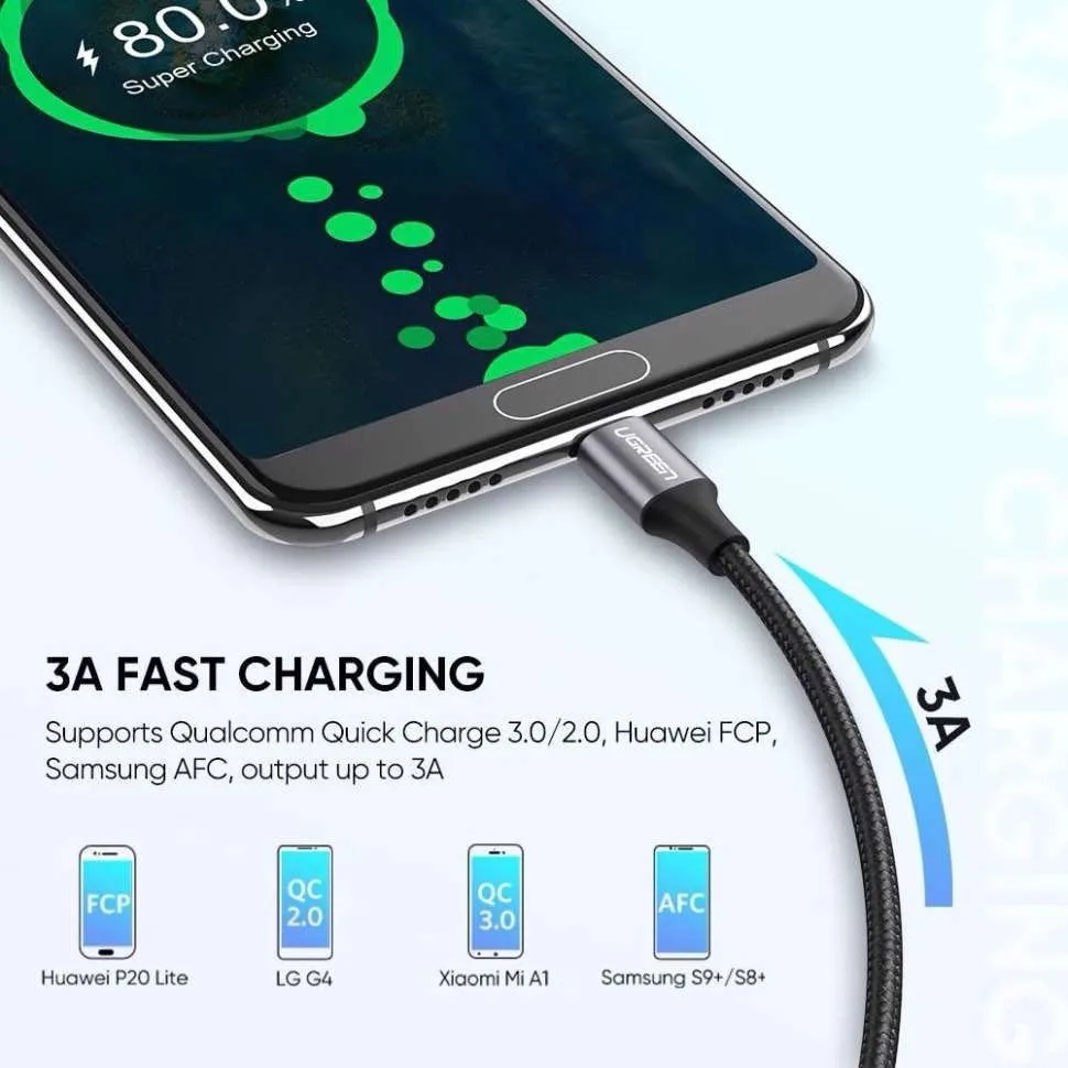 Кабель UGREEN US288 1м USB-A 2.0 60126