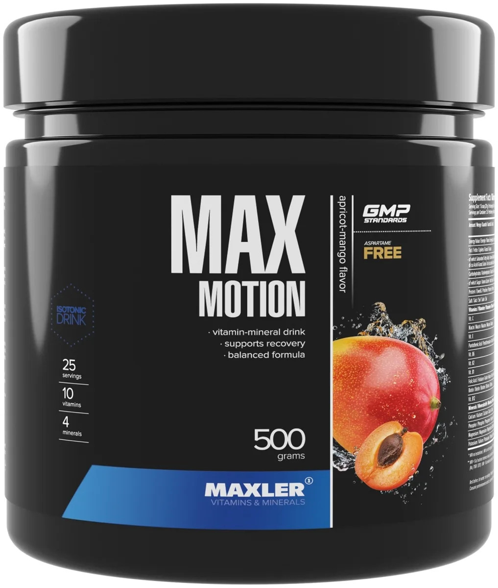 Изотоник Maxler Max Motion - Apricot-Mango 500г (7772)
