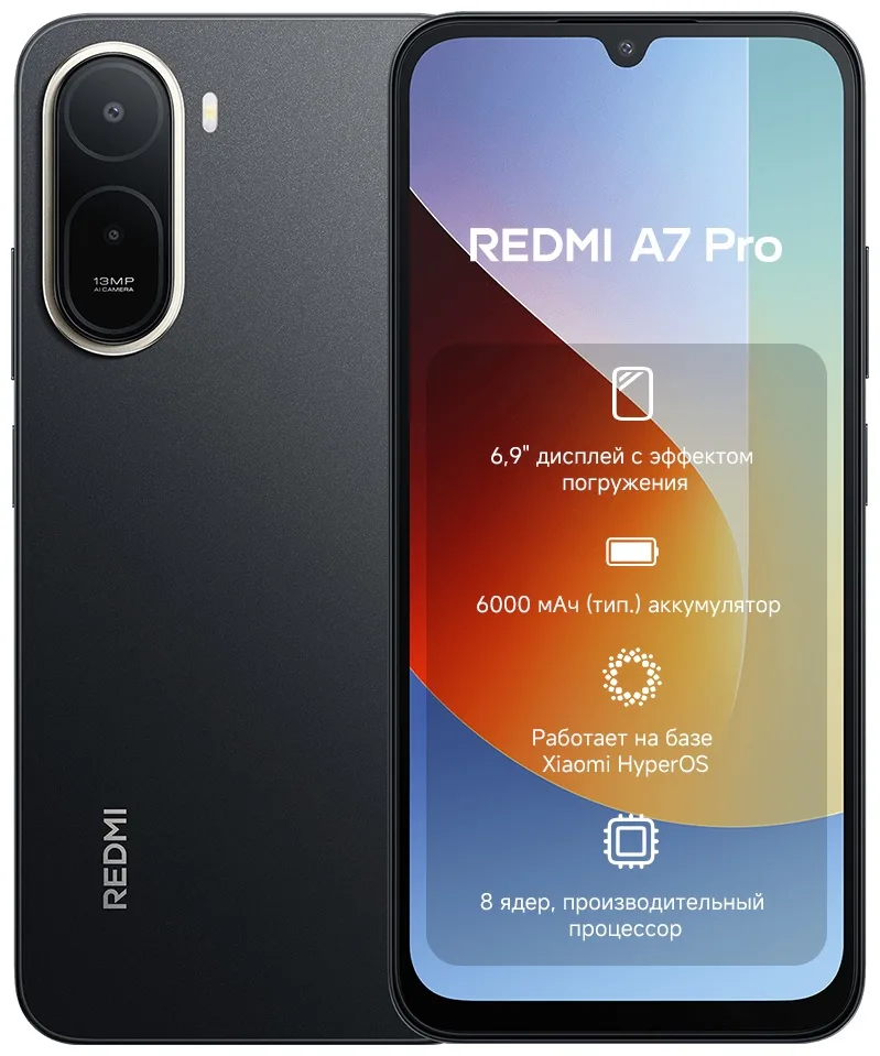 Смартфон Redmi A7 Pro 4/128GB Black