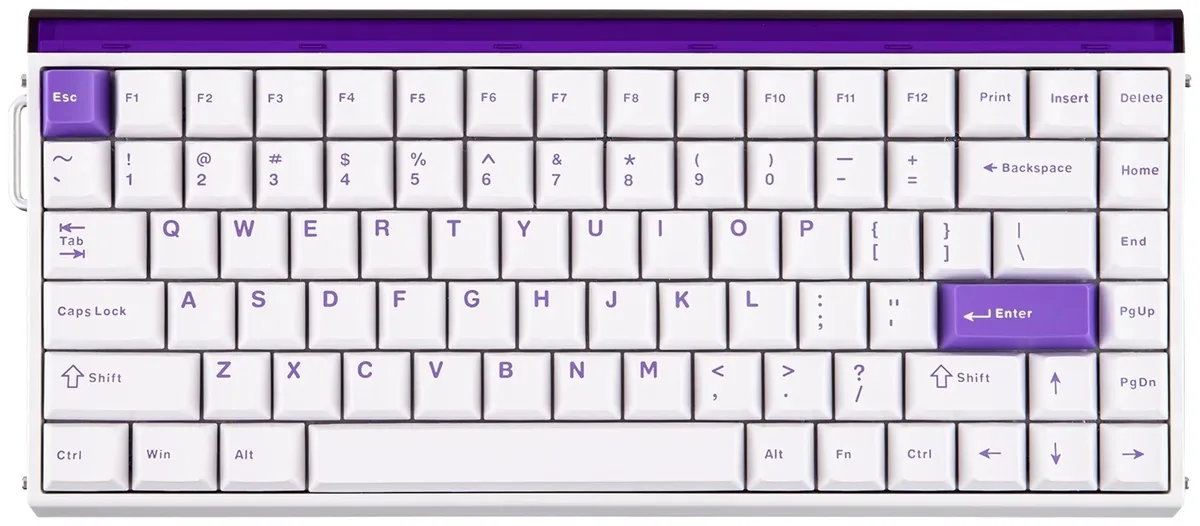 Клавиатура AULA HERO 84 HE Белый (4302)