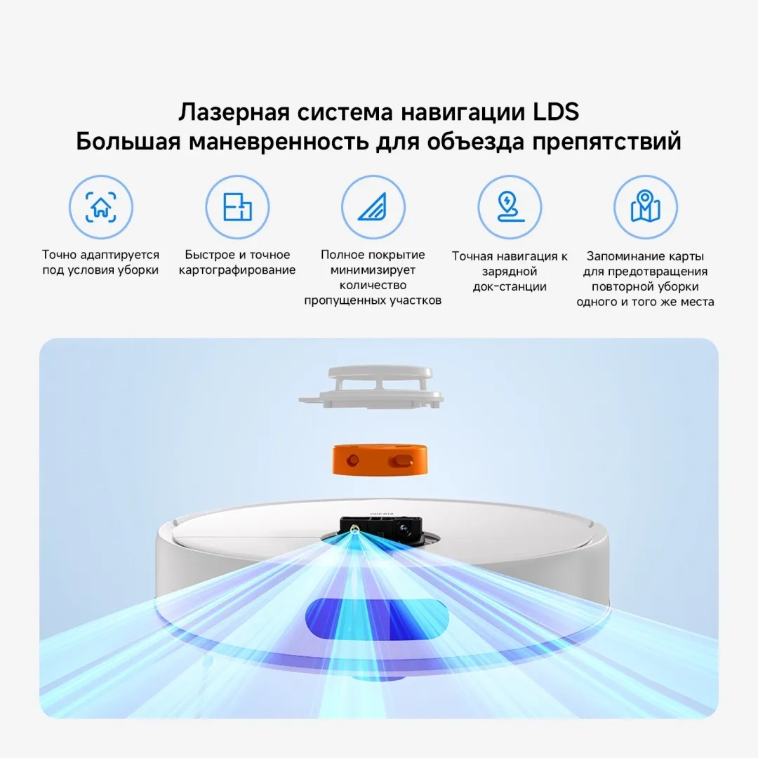 Робот-пылесос Xiaomi S40C Белый