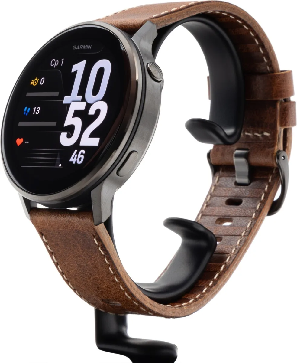 Смарт-часы Garmin VENU 4 45 мм черный-коричневый (03014-03)