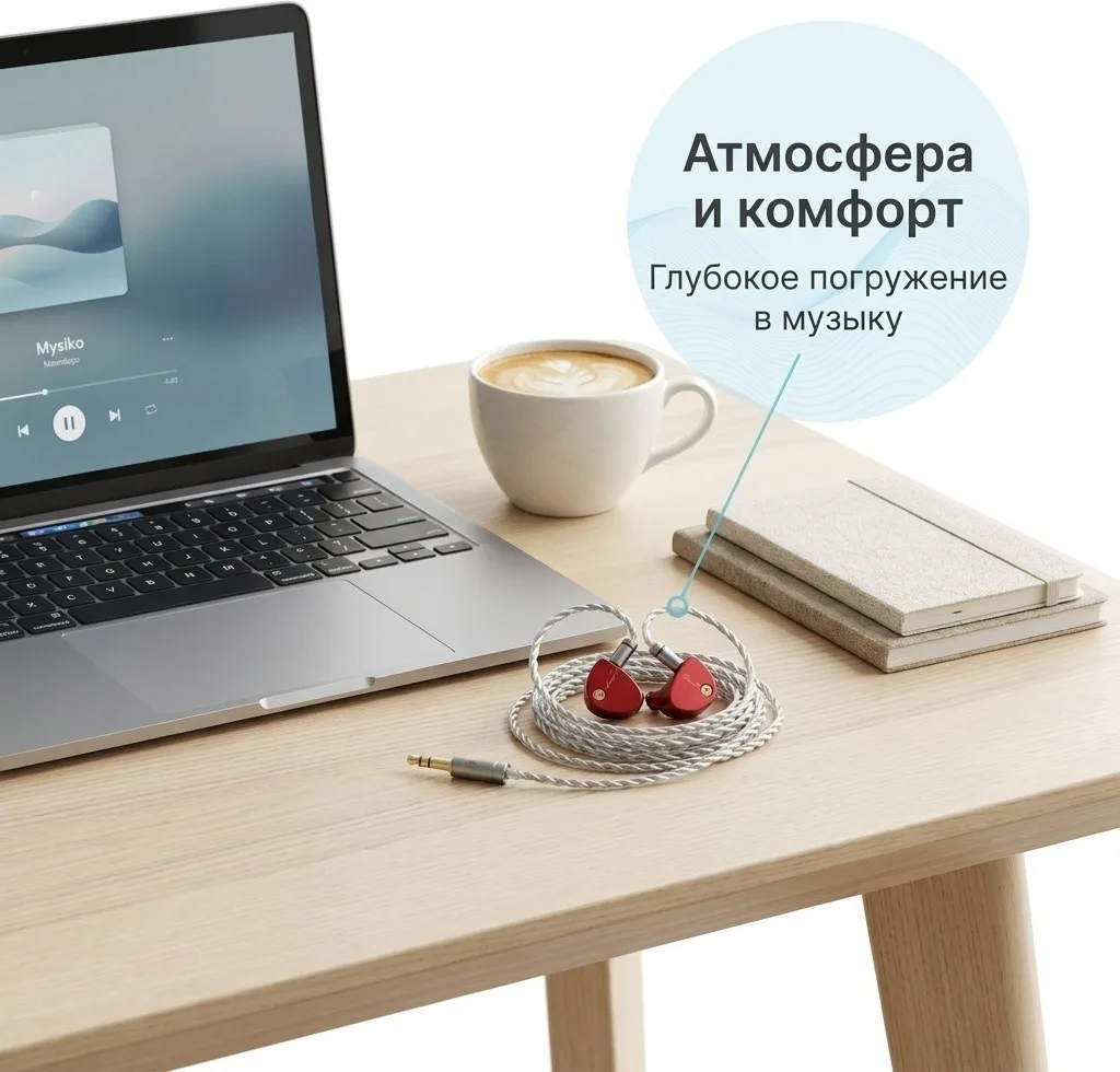 Наушники Moondrop Aria 2 Красный