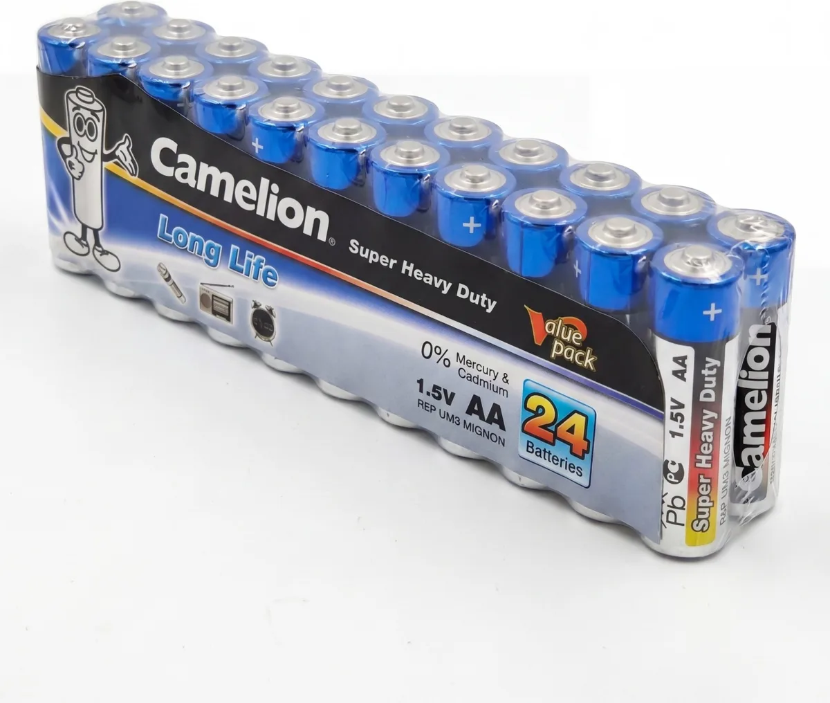 Батарейка CAMELION Super Heavy Duty R6P-SP24B 24 шт. в плёнке