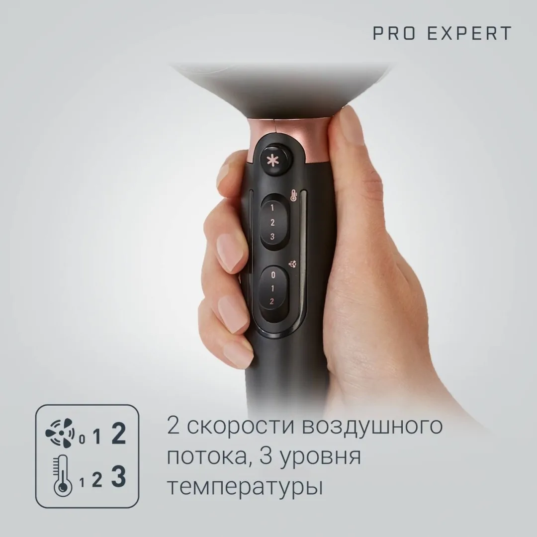 Фен Rowenta CV8830F0 Черный