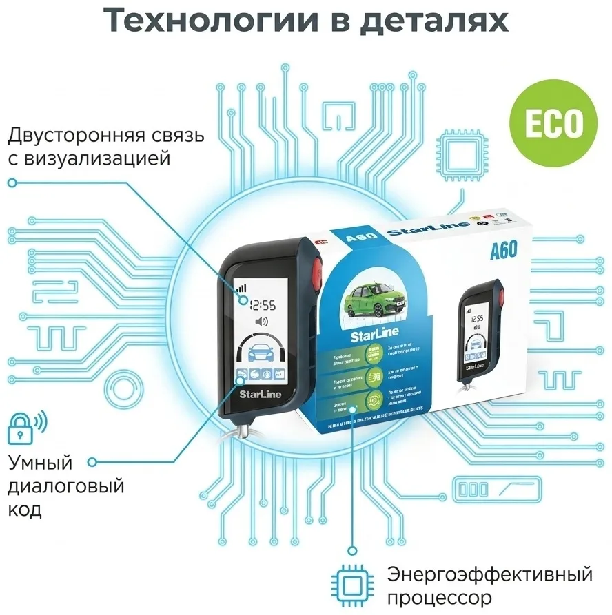 Автосигнализация StarLine A60 ECO