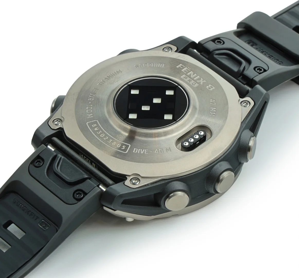 Смарт-часы Garmin Fenix 8 Pro 47 мм серебристый-серый (03198-11)