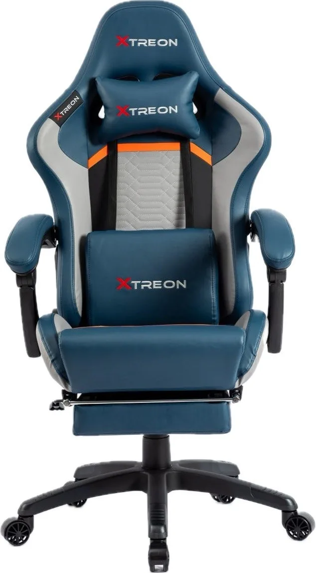 Игровое компьютерное кресло XTREON GC-6689 Синий-серый