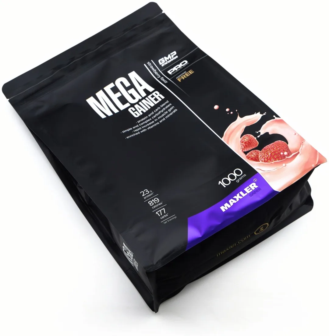 Гейнер Maxler Mega Gainer Strawberry 1000г (7703)