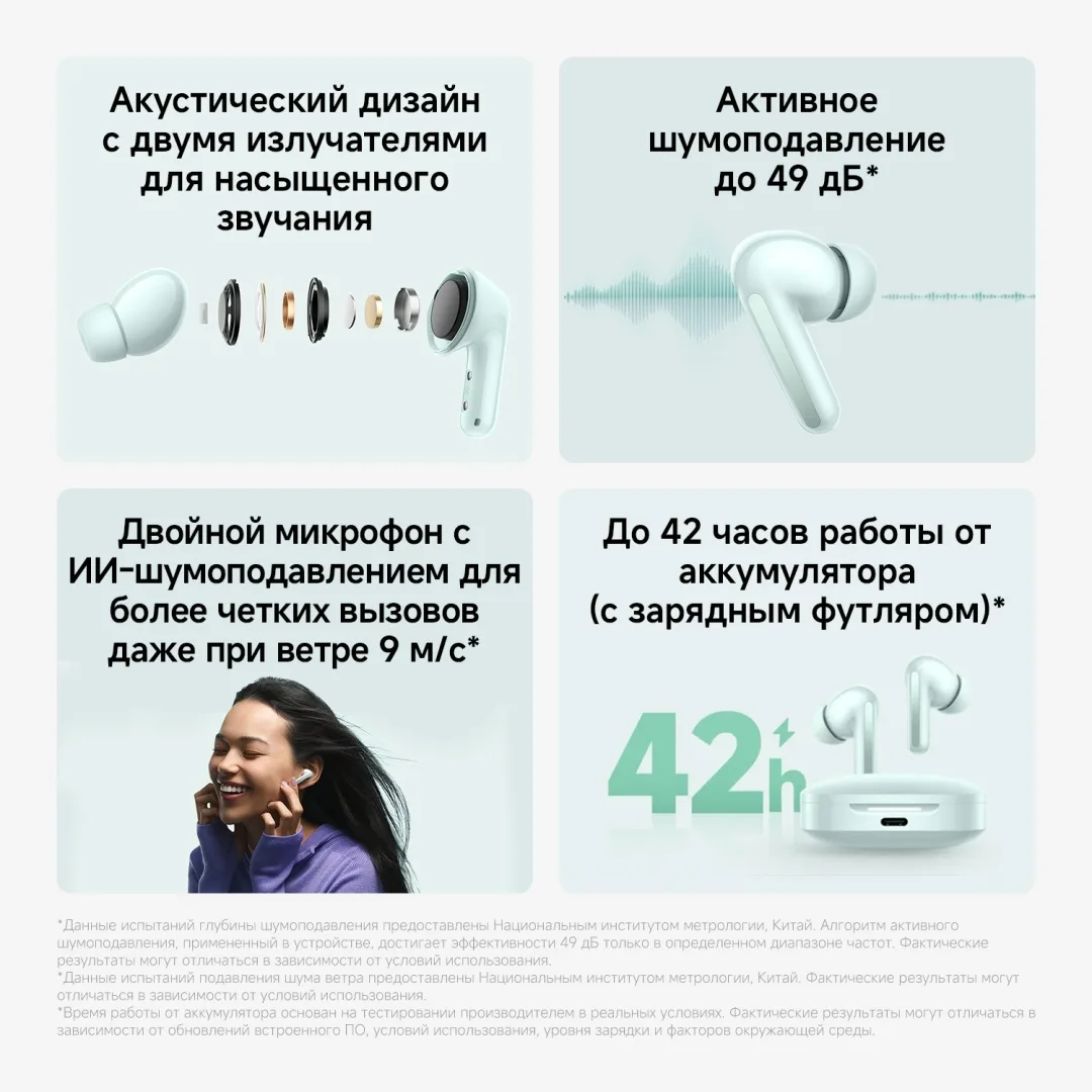 Наушники Redmi Buds 6 Cloud White