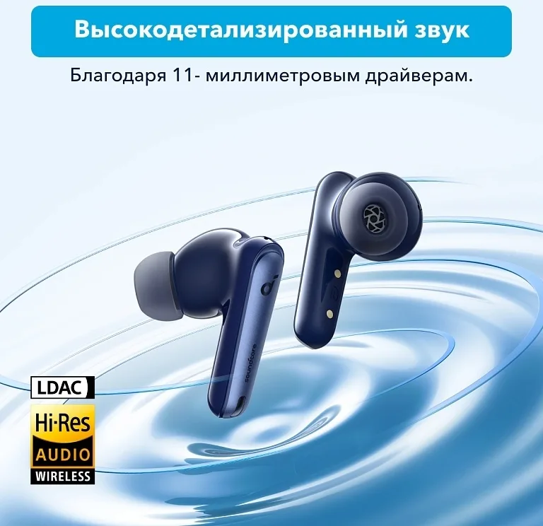 Наушники Soundcore Liberty 4 NC Navy Blue