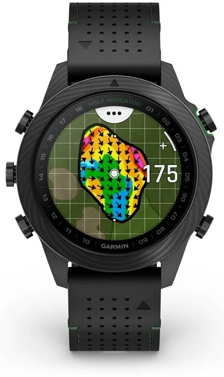 Смарт-часы Garmin MARQ Golfer Gen 2 Carbon Edition черный (02722-21)
