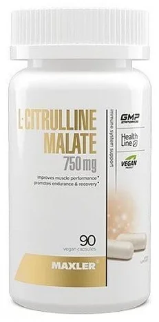 Аминокислота Maxler L-Citrulline Malate 750 мг 90 капсул (2191)