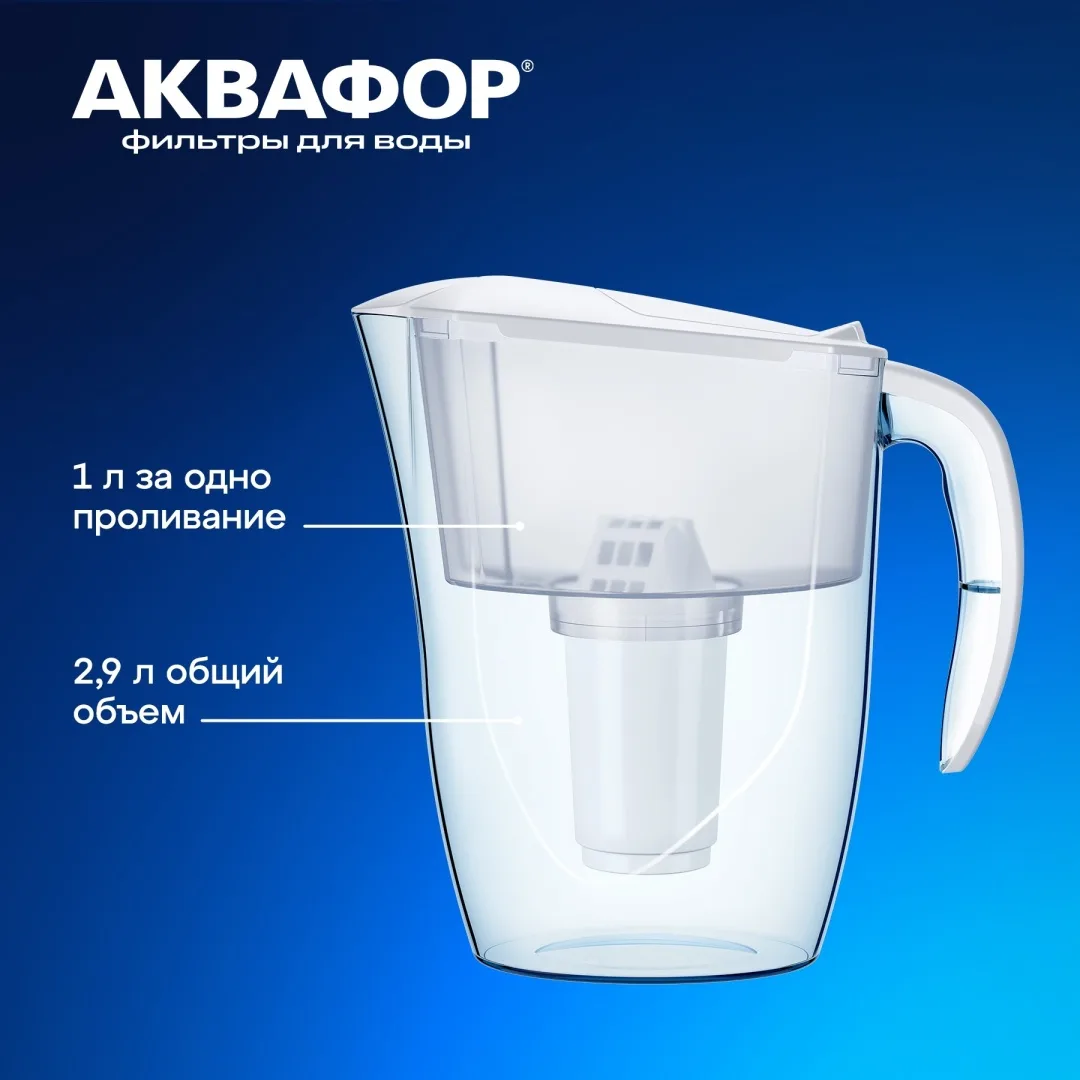 Водоочиститель Кувшин Аквафор Смайл А5 белый
