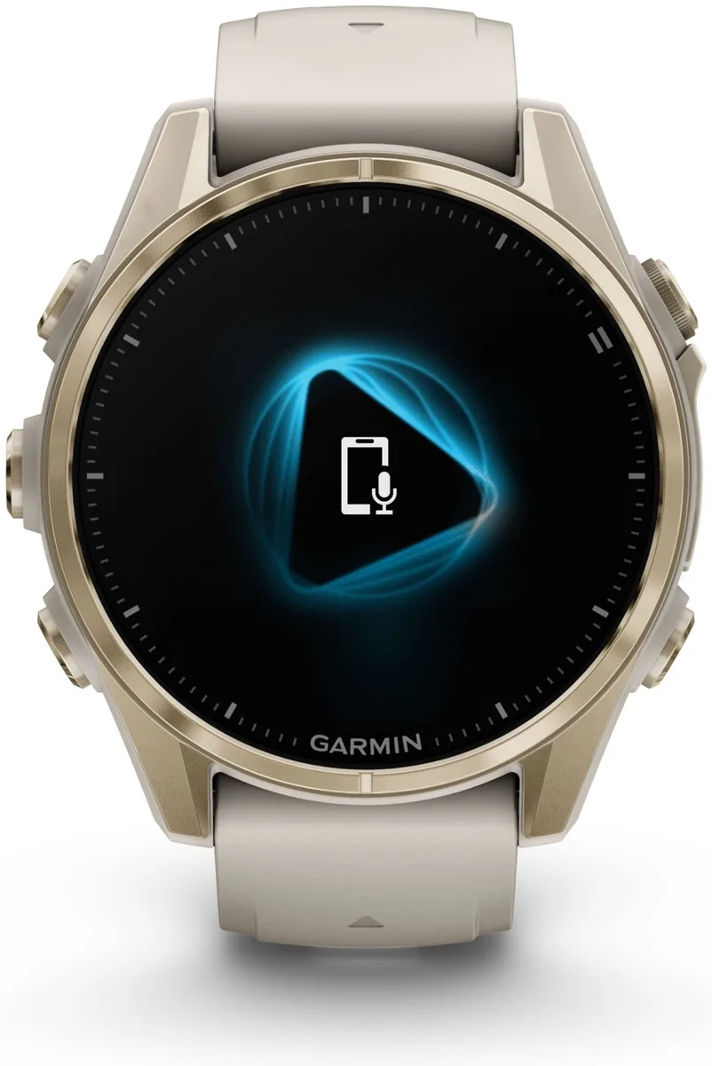 Смарт-часы Garmin Fenix 8 43 мм золотистый-бежевый (02903-11)