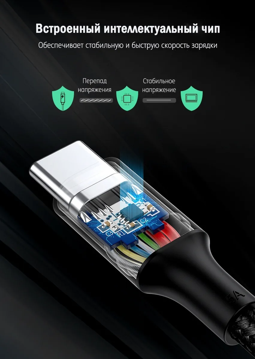 Кабель Ugreen USB Type-C 2 м US316 (70429)