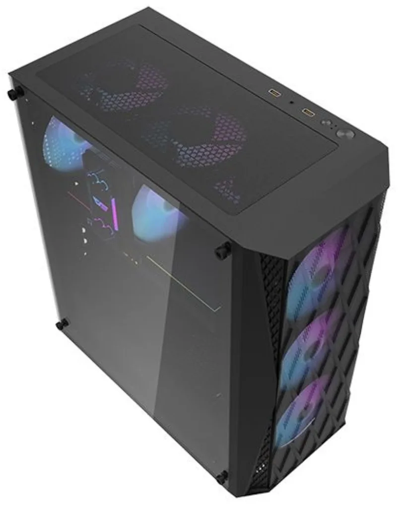 Компьютерный корпус Darkflash DK352 c 3 кулерами Черный