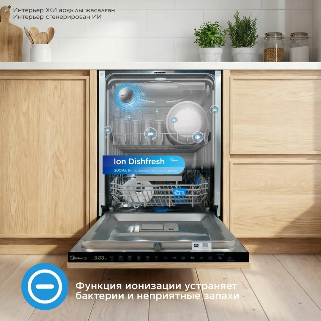 Посудомоечная машина Midea MDWB-4529TQ стальной