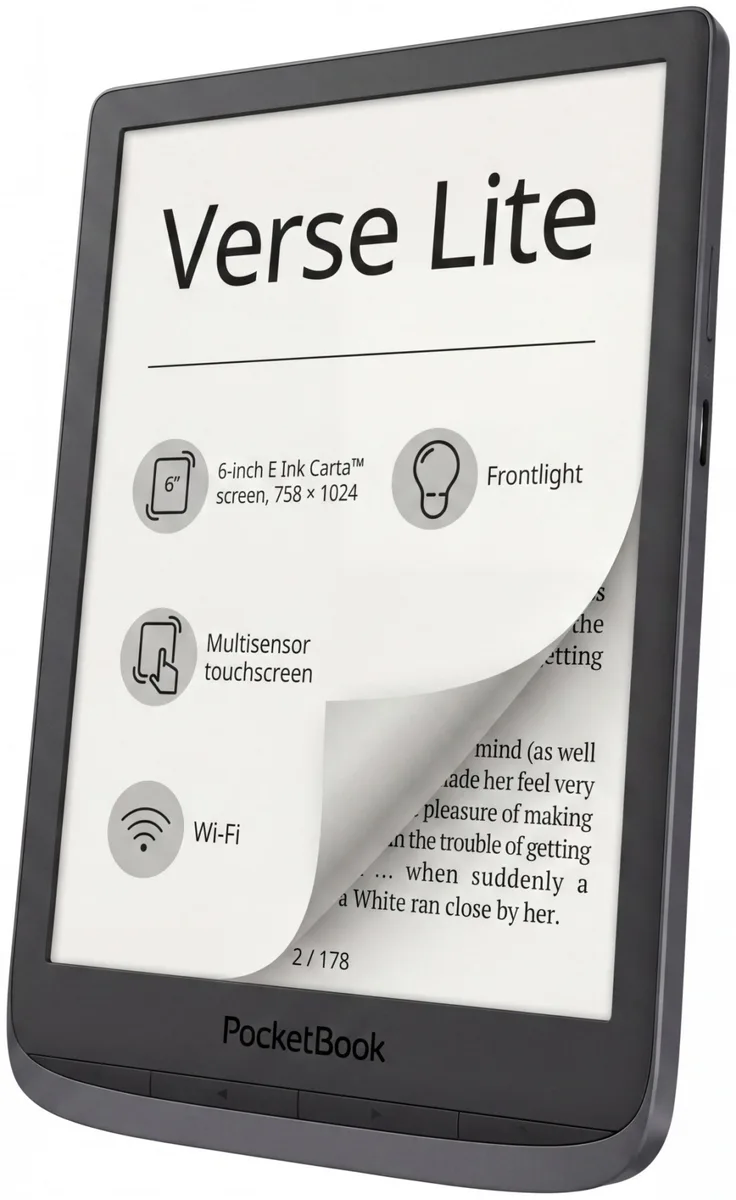 Электронная книга Pocketbook PB619-T-CIS серый