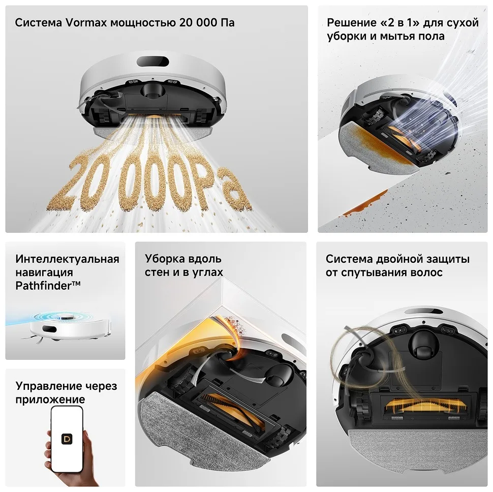Робот-пылесос Dreame F21 Белый