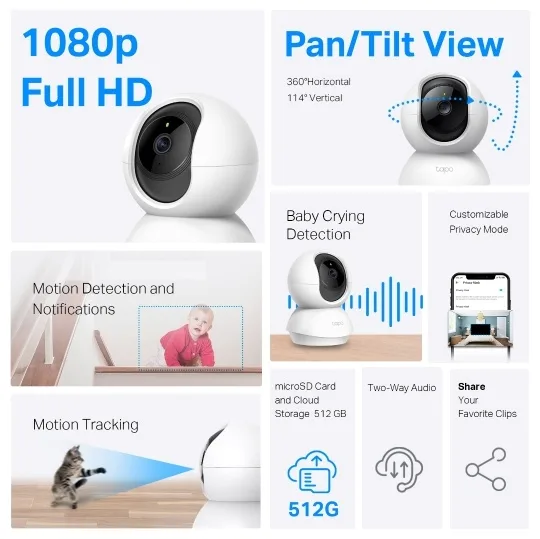 Камера видеонаблюдения TP-LINK Tapo TC70