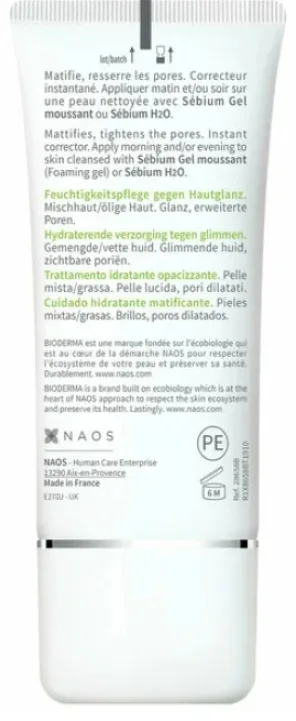 Крем матирующий д/жирной и проблемной кожи Bioderma Sebium Mat Control 30мл