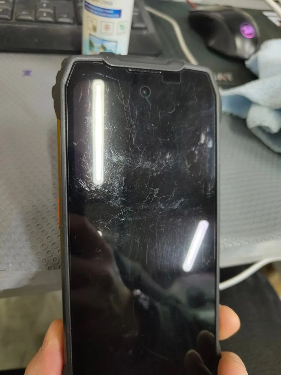 Смартфон BlackView Oscal Pilot 1 6/256GB Black, Уценка — фото дефекта 7