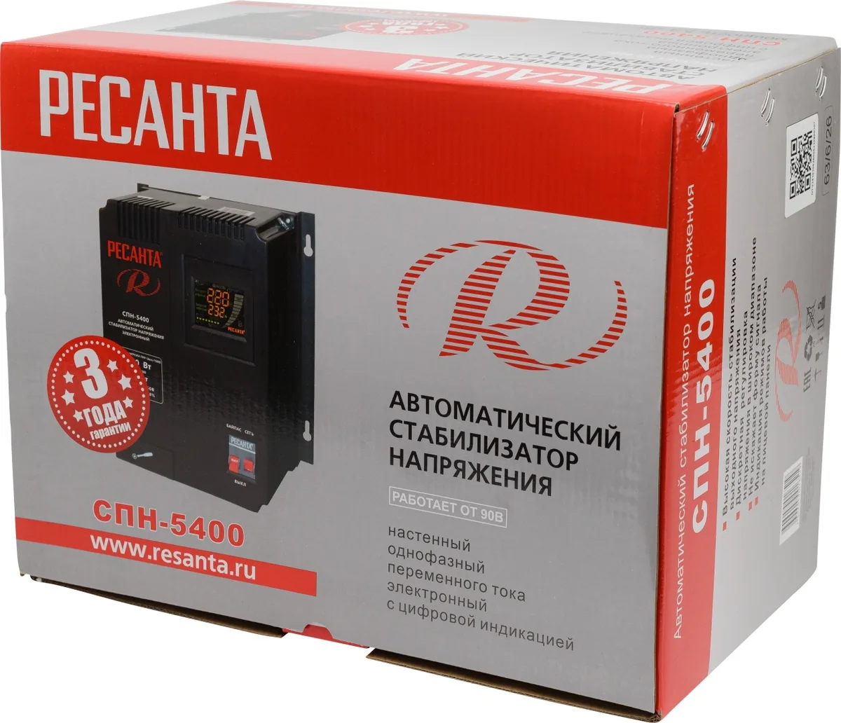 Стабилизатор Ресанта СПН-5400