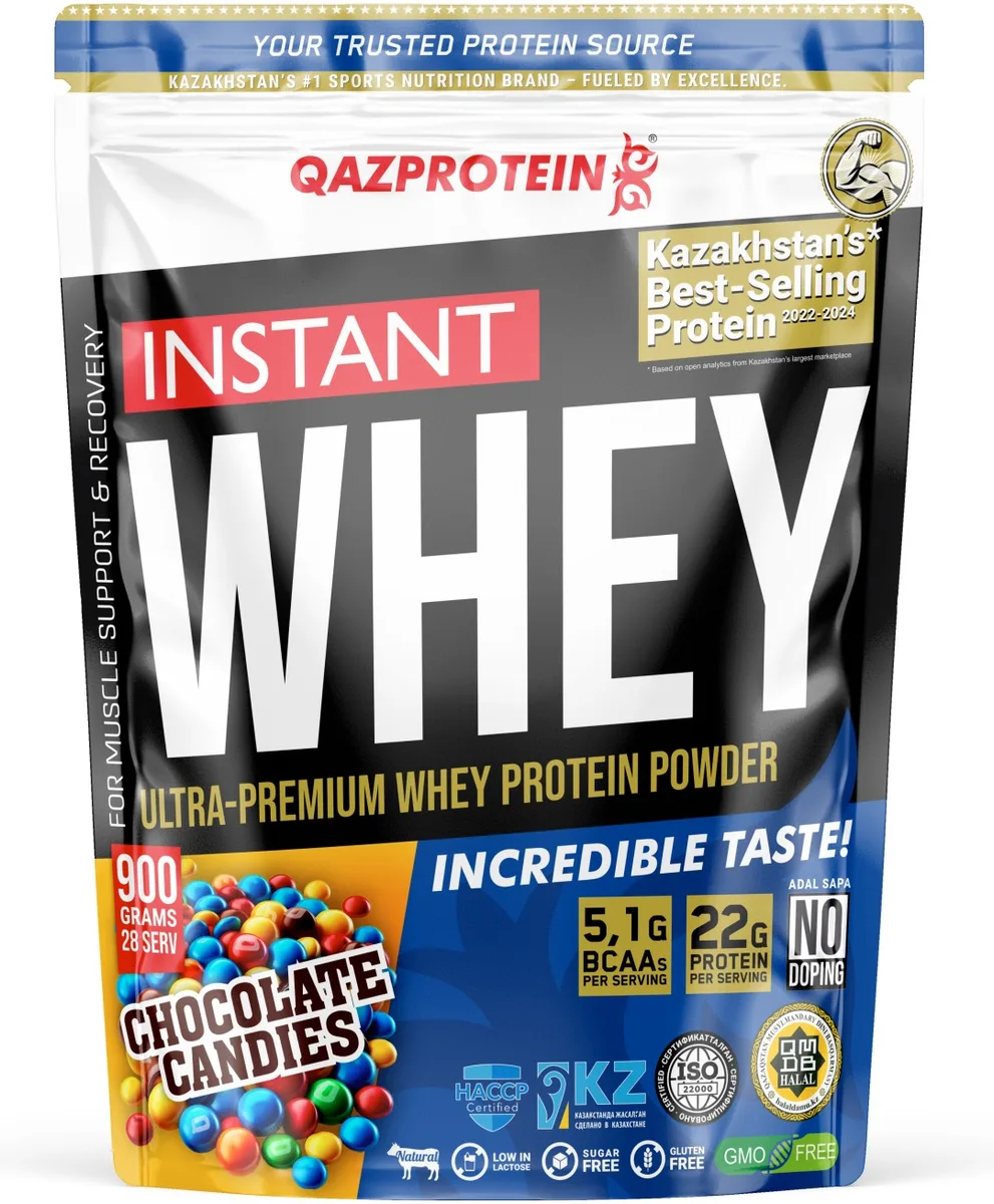 Протеин Qazprotein Instant WHEY 900г М+М (3532)